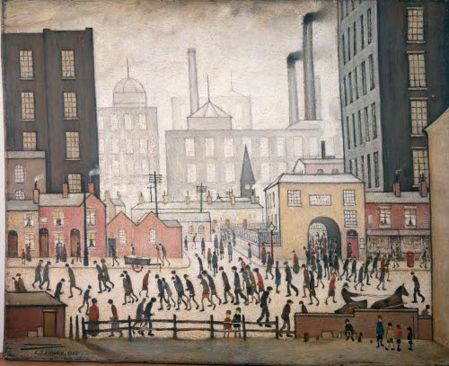 Comin Fro9m The Mill by L. S. Lowry