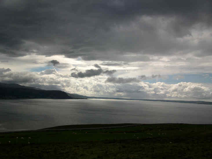 view from great orme, llandudno, north wales