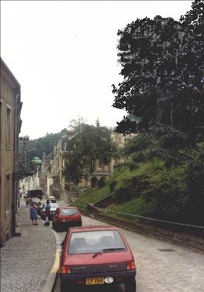 A Street leading to Pfaffenthal